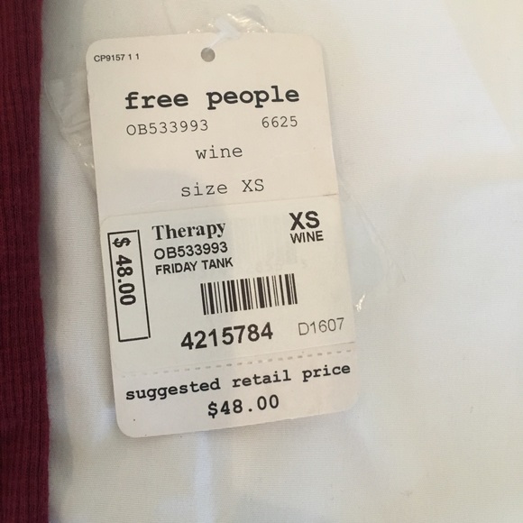 Free People Friday Simple Ribbed Tank - Picture 6 of 6